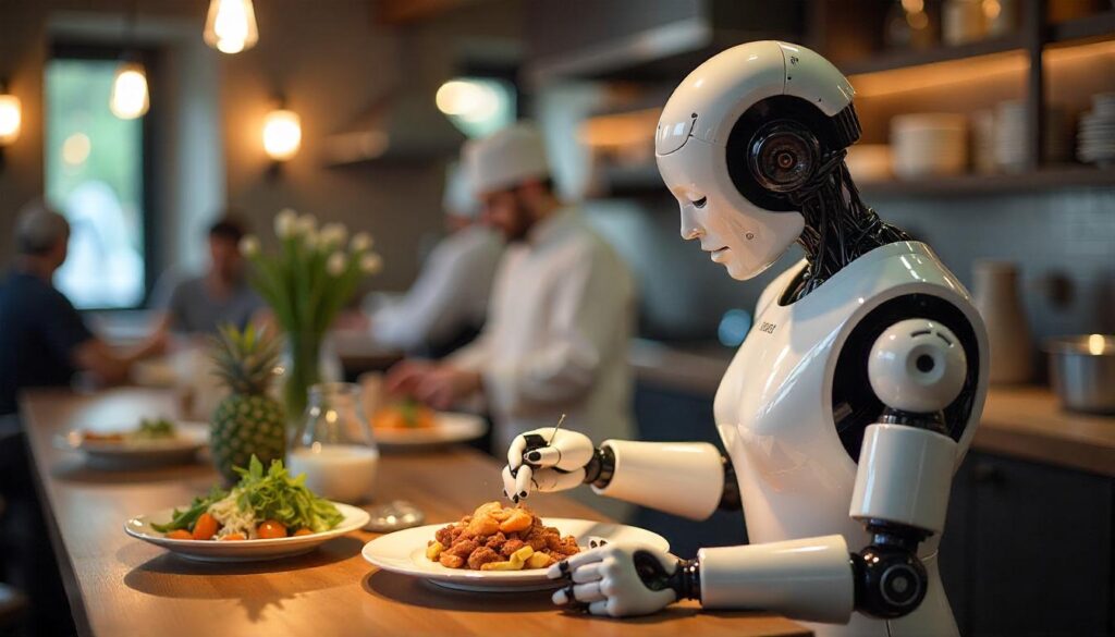 ai powered dining with robots